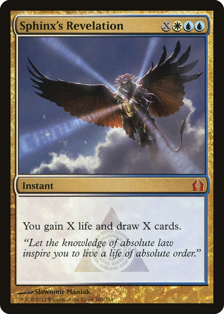 Sphinx's Revelation (RTR-200) [Return to Ravnica] Foil