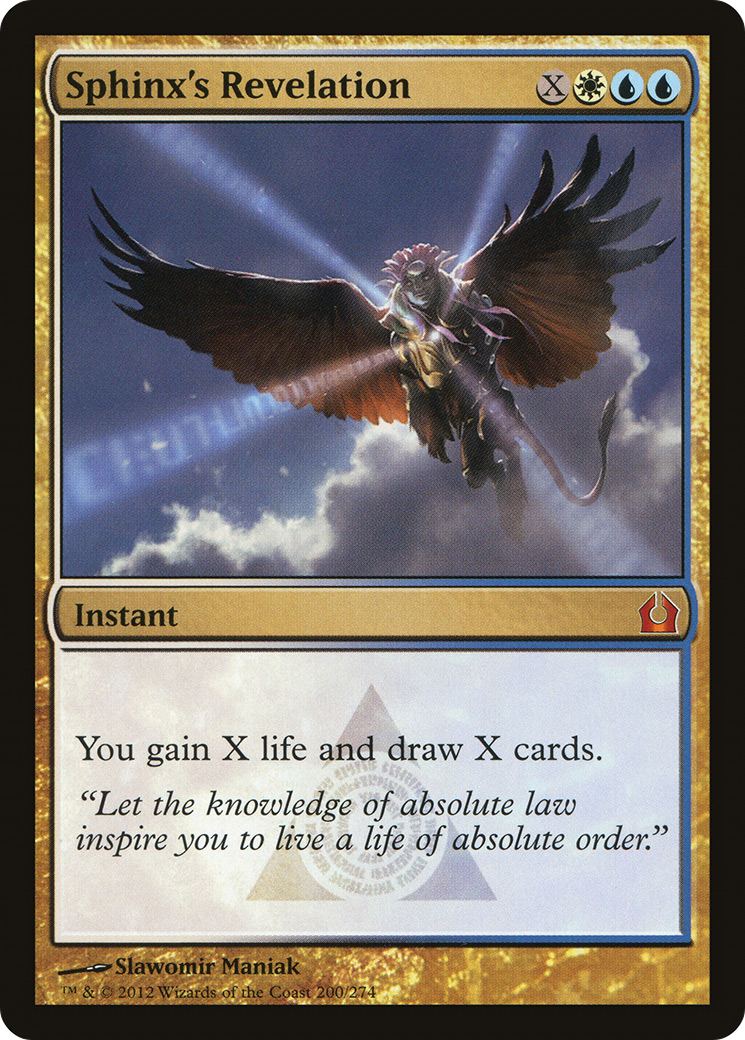 Sphinx's Revelation (RTR-200) [Return to Ravnica] Foil
