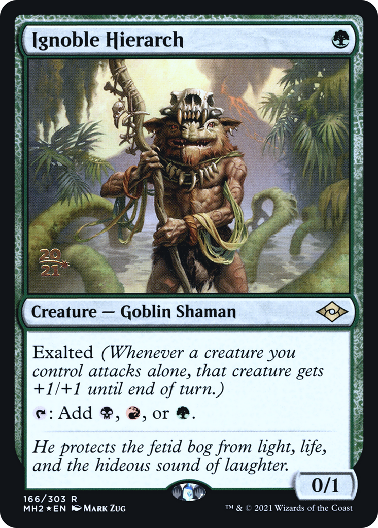 Ignoble Hierarch (PRE-166S) [Modern Horizons 2 Promos] Foil