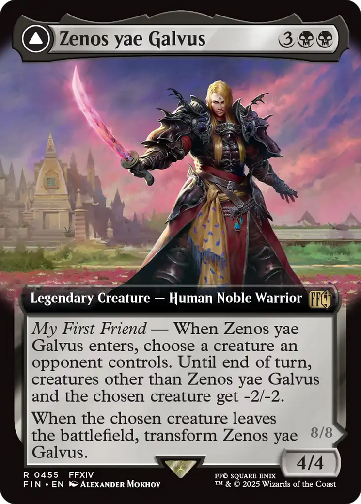 Zenos yae Galvus (Extended Art) (FIN-455) [FINAL FANTASY]: (Extended Art) Foil