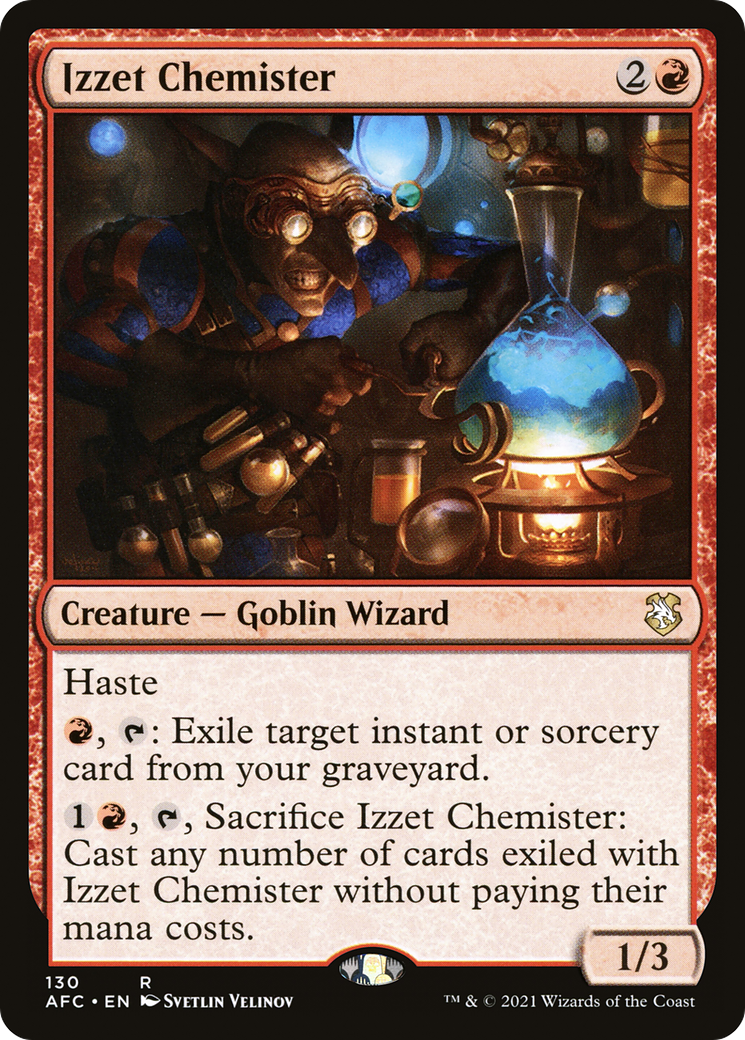 Izzet Chemister (AFC-130) [Forgotten Realms Commander]