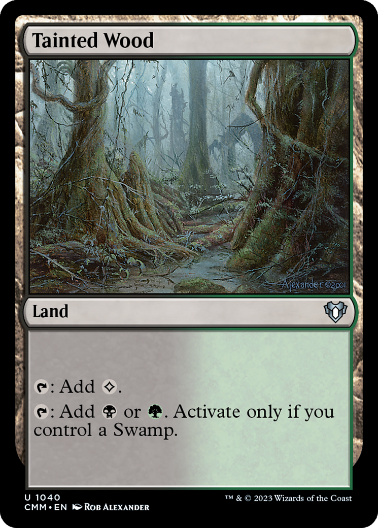 Tainted Wood (CMM-1040) [Commander Masters]