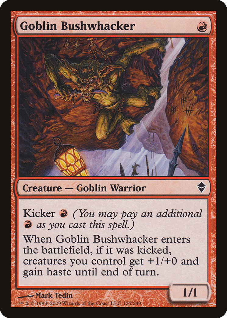 Goblin Bushwhacker (ZEN-125) [Zendikar]