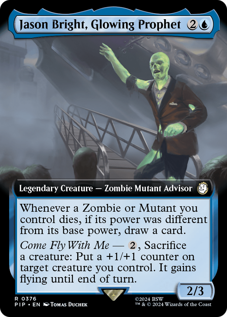Jason Bright, Glowing Prophet (PIP-376) [Fallout]: (Extended Art) Foil