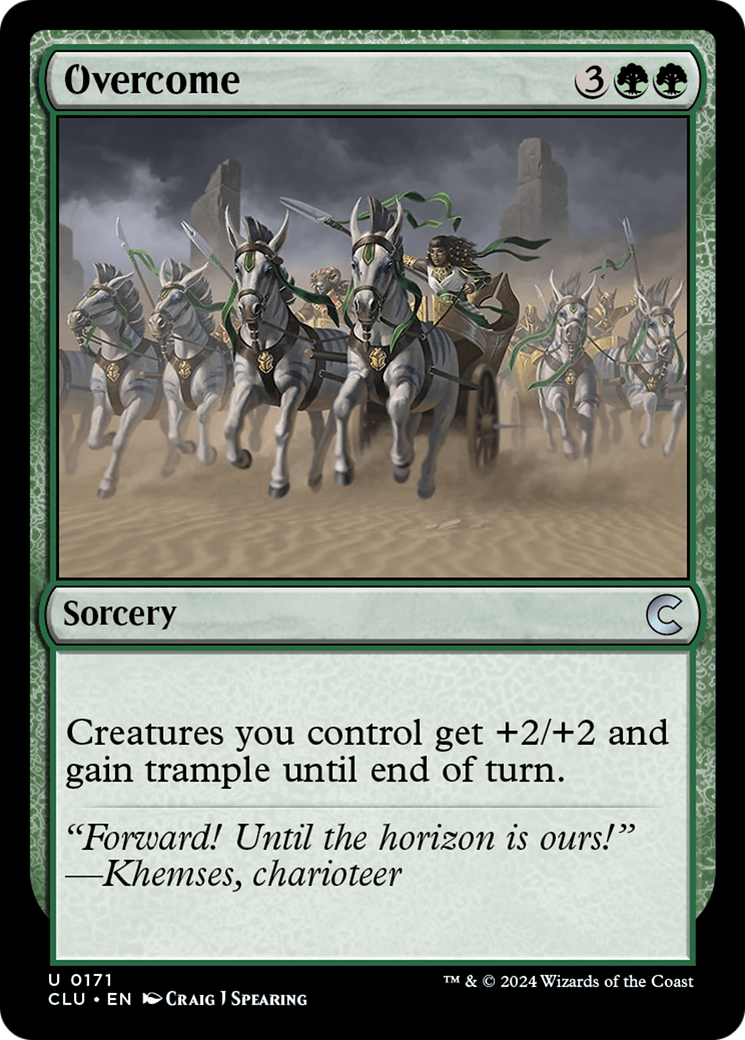 Overcome (CLU-171) [Ravnica: Clue Edition]