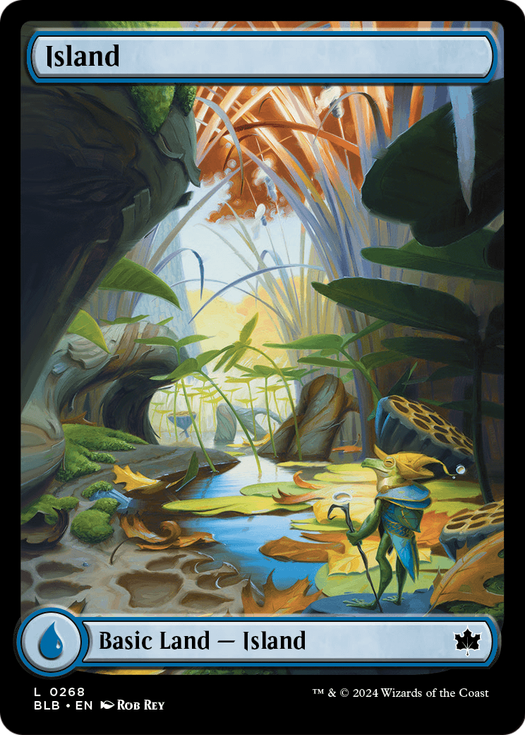Island (BLB-268) [Bloomburrow] Foil