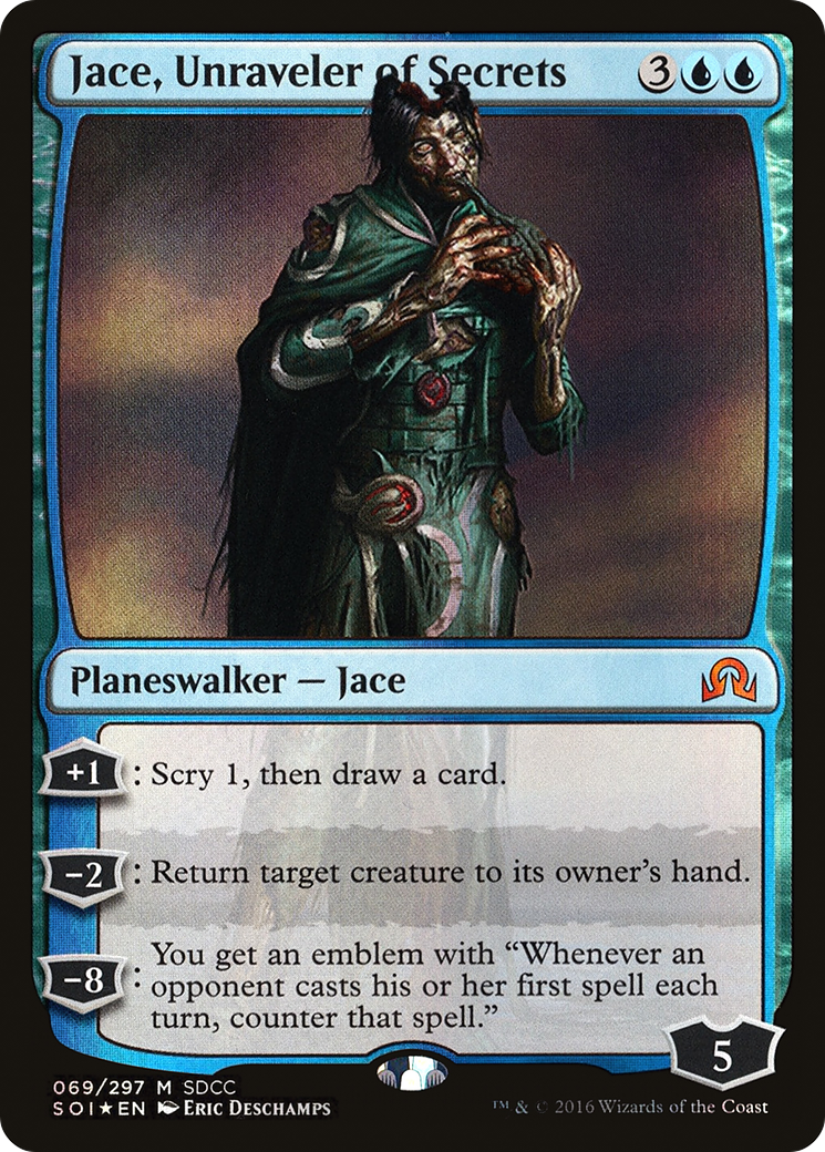 Jace, Unraveler of Secrets (MEDIA-069) [San Diego Comic-Con 2016] Foil