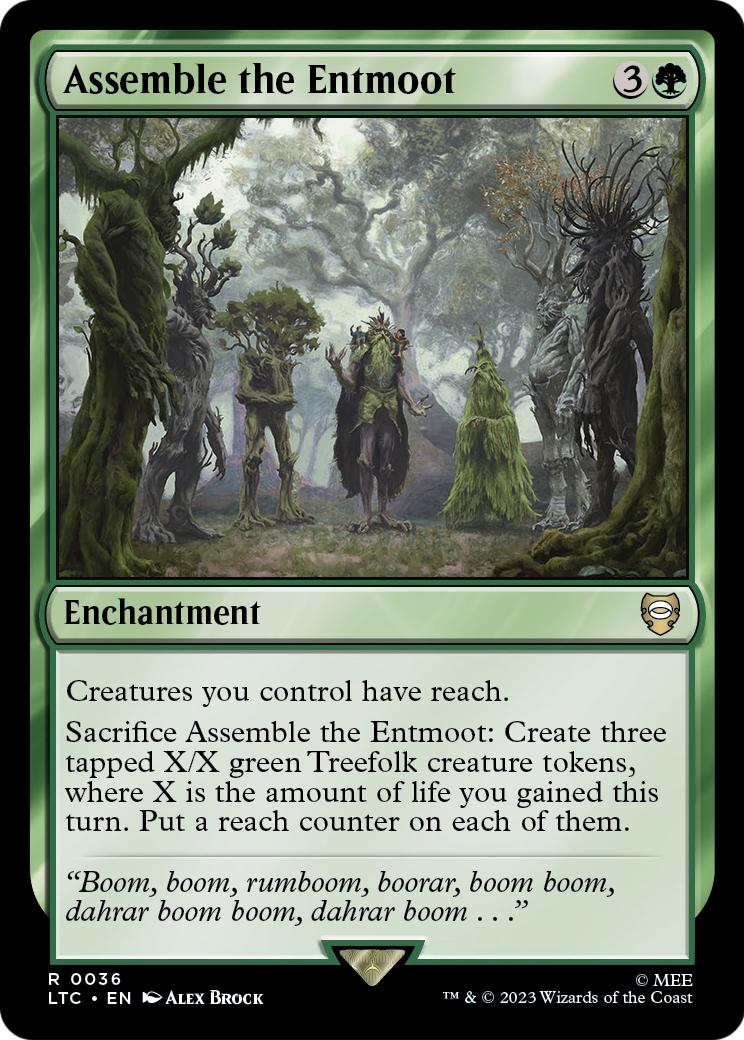 Assemble the Entmoot (LTC-036) [Tales of Middle-earth Commander]