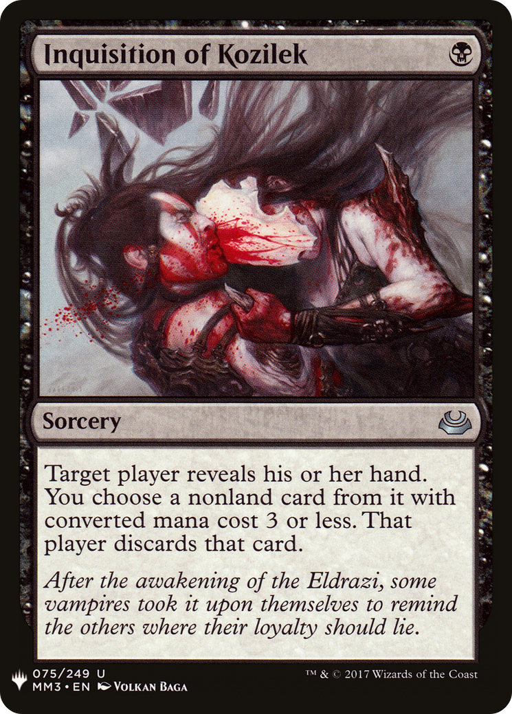 Inquisition of Kozilek (LIST-MM3-75) [The List]