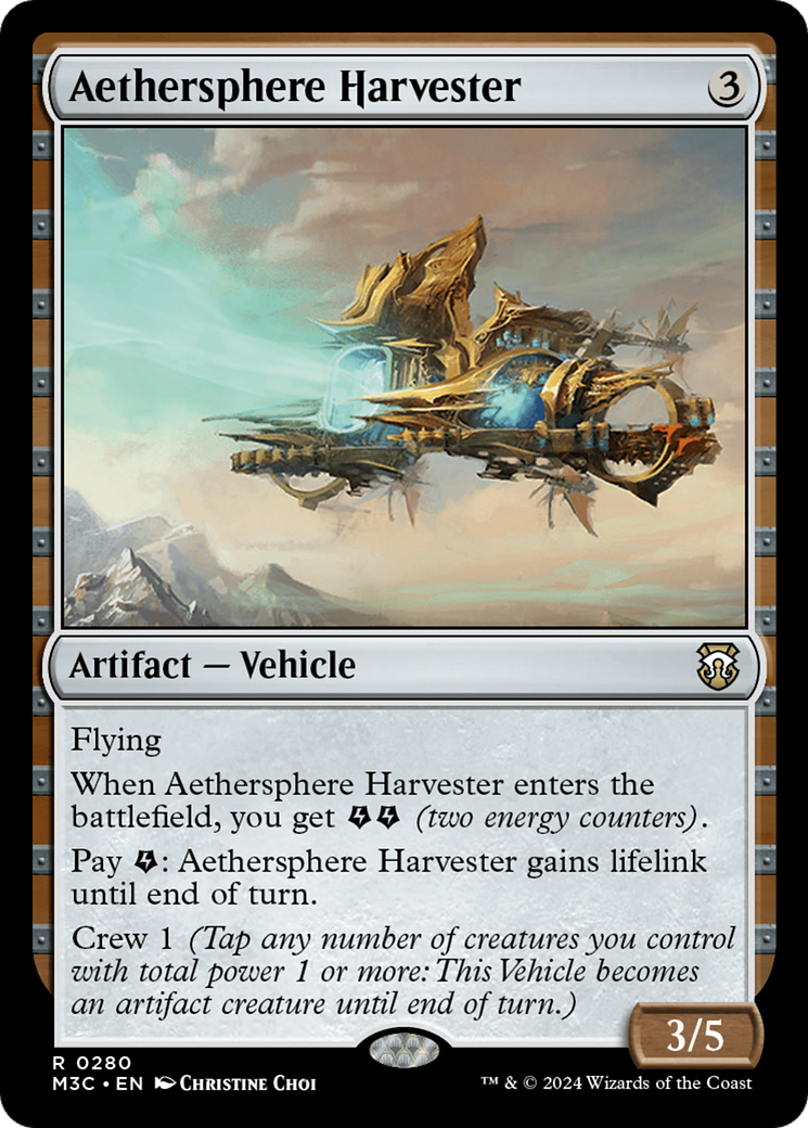 Aethersphere Harvester (M3C-280) [Modern Horizons 3 Commander] Foil
