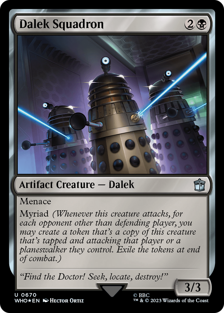 Dalek Squadron (WHO-670) [Doctor Who] Foil