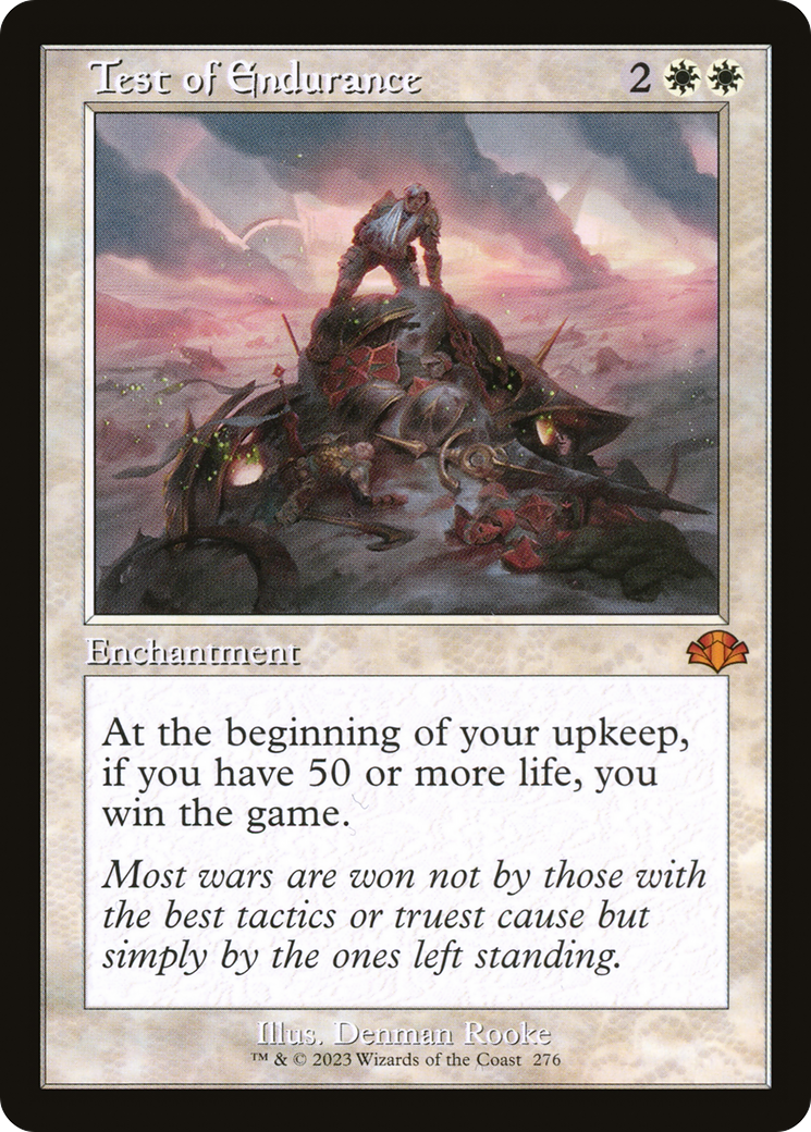 Test of Endurance (DMR-276) [Dominaria Remastered] Foil