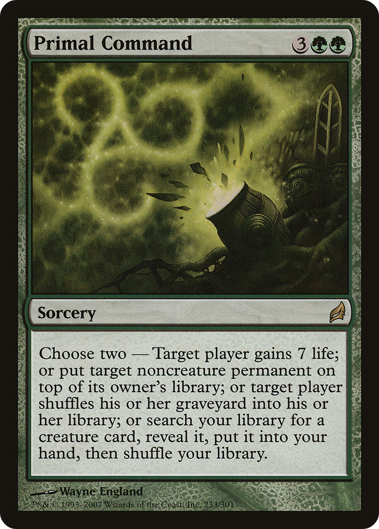 Primal Command (LRW-233) [Lorwyn]