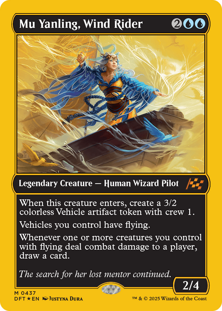Mu Yanling, Wind Rider (DFT-437) [Aetherdrift] Foil