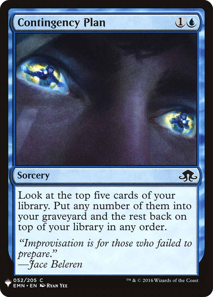 Contingency Plan (LIST-EMN-52) [The List]