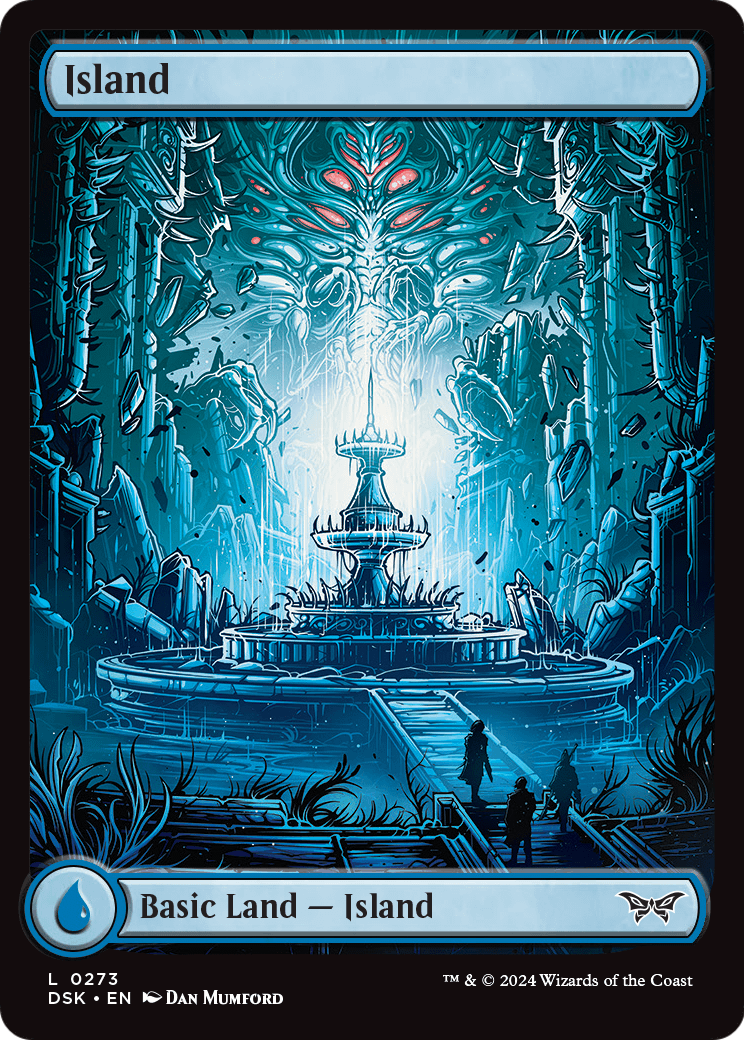 Island (273) - Full Art (DSK-273) [Duskmourn: House of Horror]