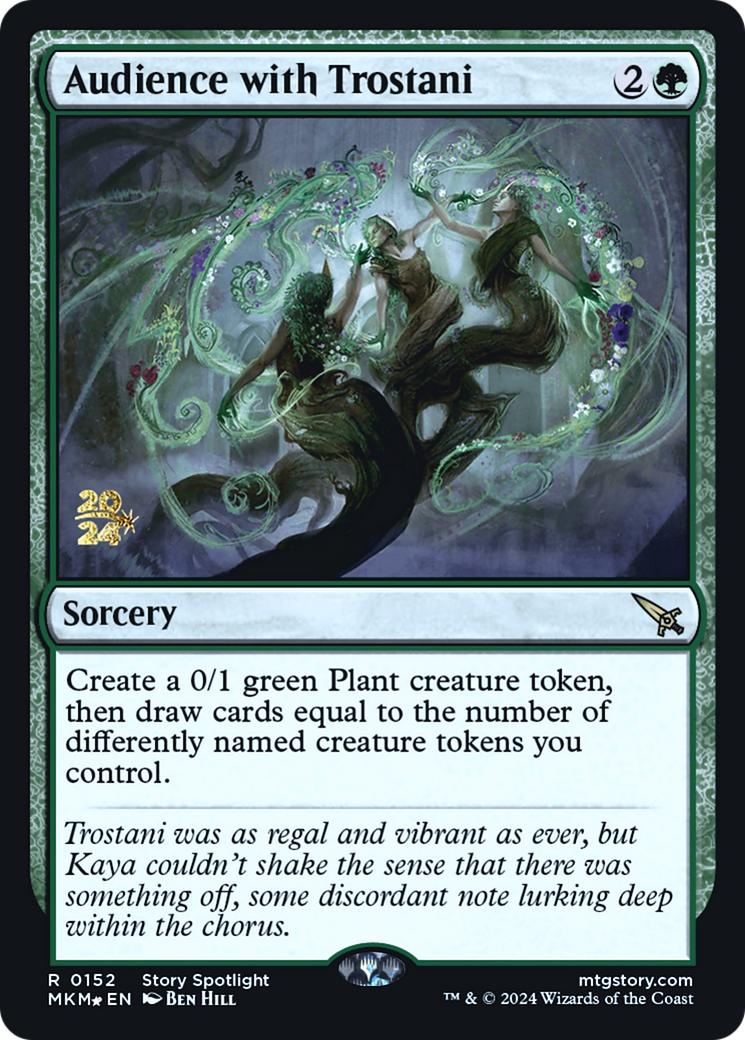 Audience with Trostani (PRE-152S) [Murders at Karlov Manor Promos] Foil