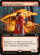 Irencrag Pyromancer (Extended Art) (ELD-363) [Throne of Eldraine]