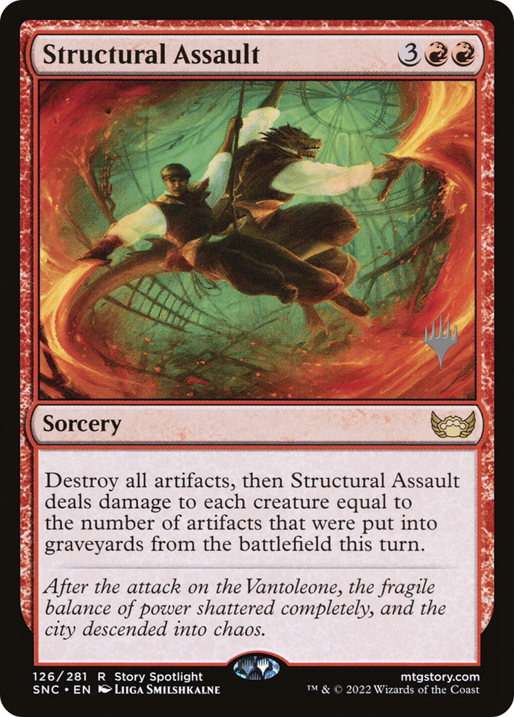 Structural Assault (PPSNC-126) [Promo Pack: Streets of New Capenna Promos]