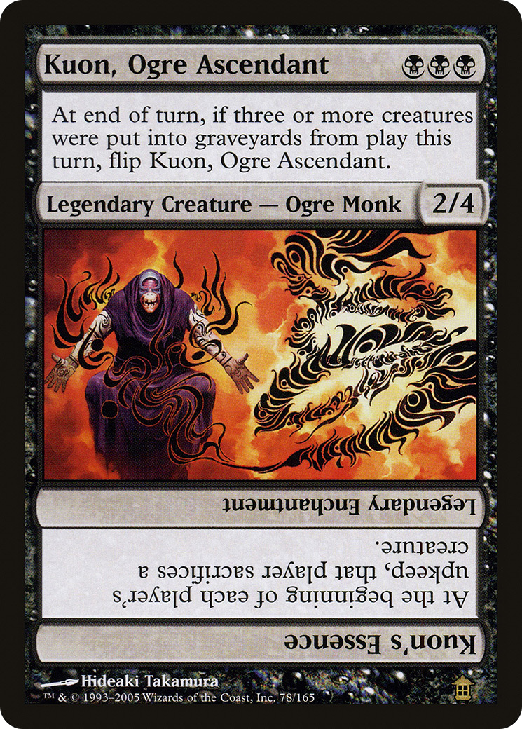 Kuon, Ogre Ascendant // Kuon's Essence (SOK-078) [Saviors of Kamigawa] Foil