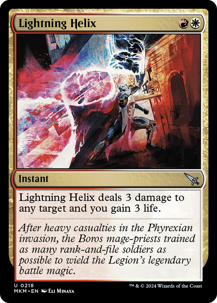 Lightning Helix (MKM-218) [Murders at Karlov Manor] Foil