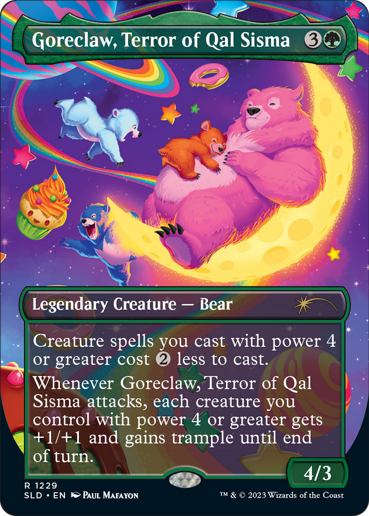 Goreclaw, Terror of Qal Sisma (SLD-1229) [Secret Lair Drop] (Borderless)