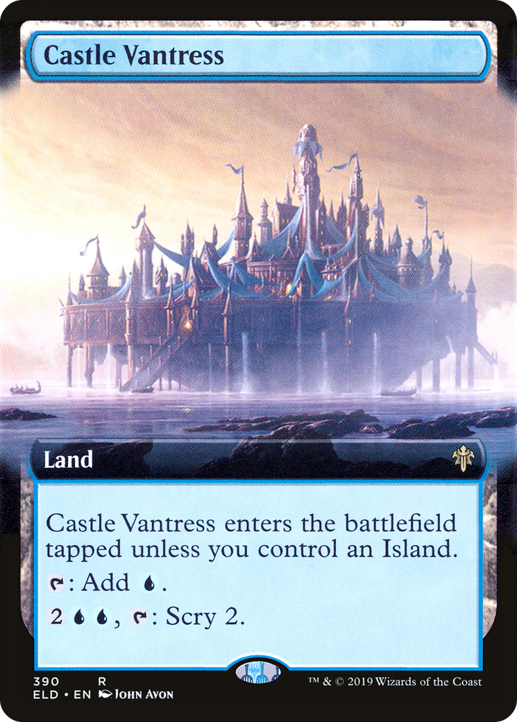 Castle Vantress (ELD-390) [Throne of Eldraine]: (Extended Art)
