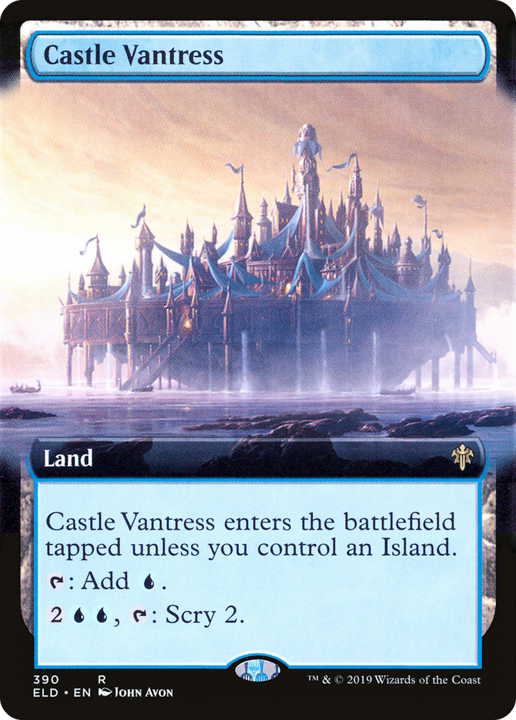 Castle Vantress (Extended Art) (ELD-390) [Throne of Eldraine]