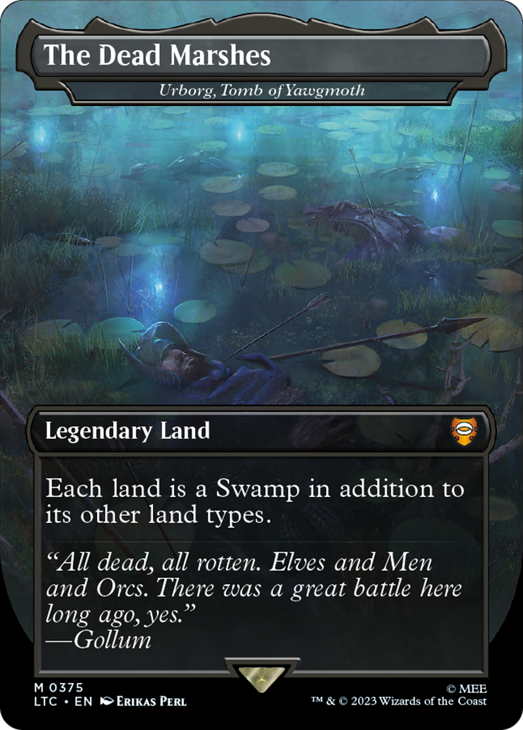 The Dead Marshes - Urborg, Tomb of Yawgmoth (LTC-375) [Tales of Middle-earth Commander] / The Dead Marshes (Borderless) Foil