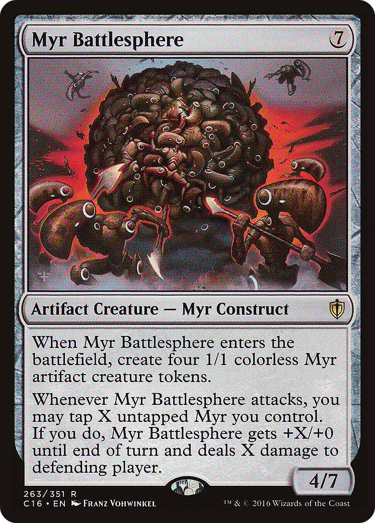 Myr Battlesphere (C16-263) [Commander 2016]