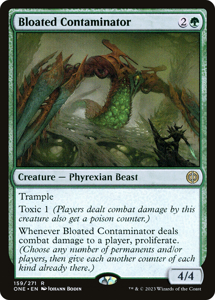 Bloated Contaminator (ONE-159) [Phyrexia: All Will Be One] Foil