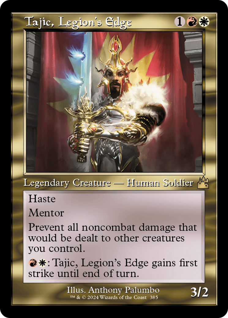 Tajic, Legion's Edge (RVR-385) [Ravnica Remastered] Foil