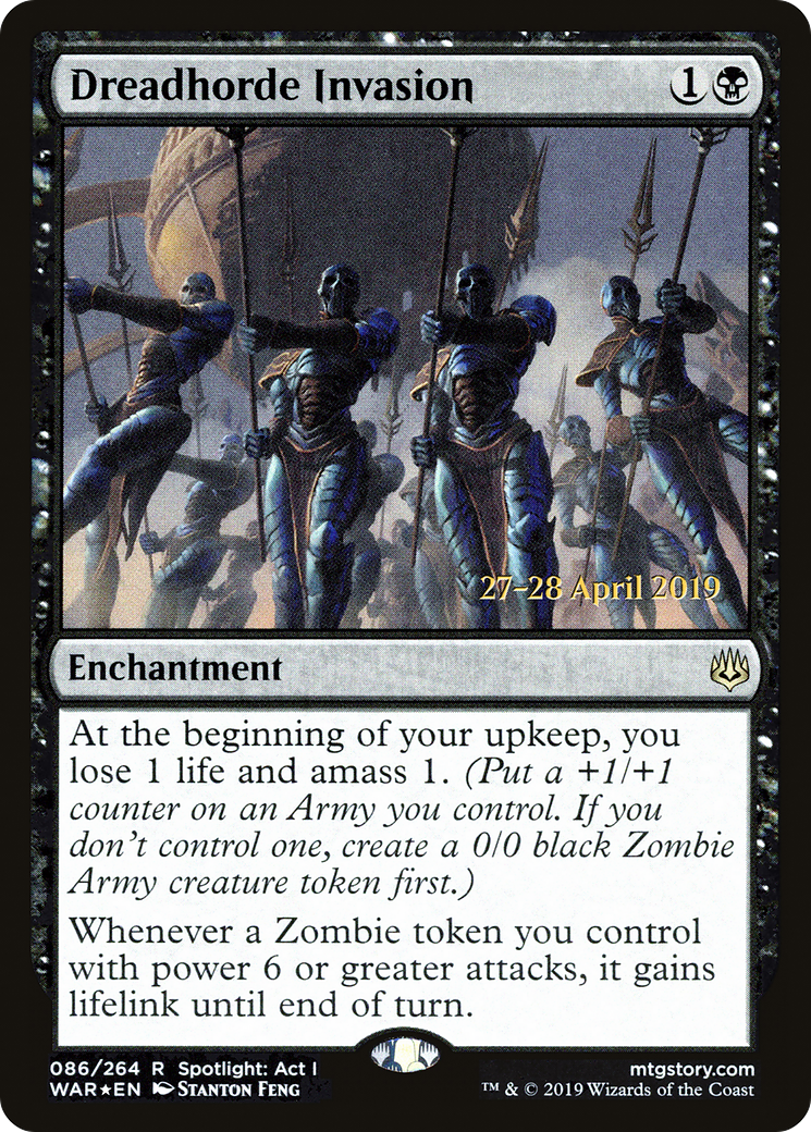 Dreadhorde Invasion (PRE-86S) [War of the Spark Promos] Foil