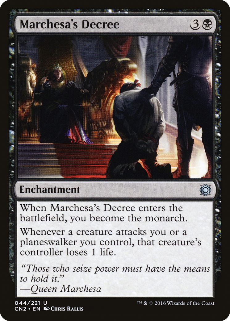 Marchesa's Decree (CN2-044) [Conspiracy: Take the Crown] Foil