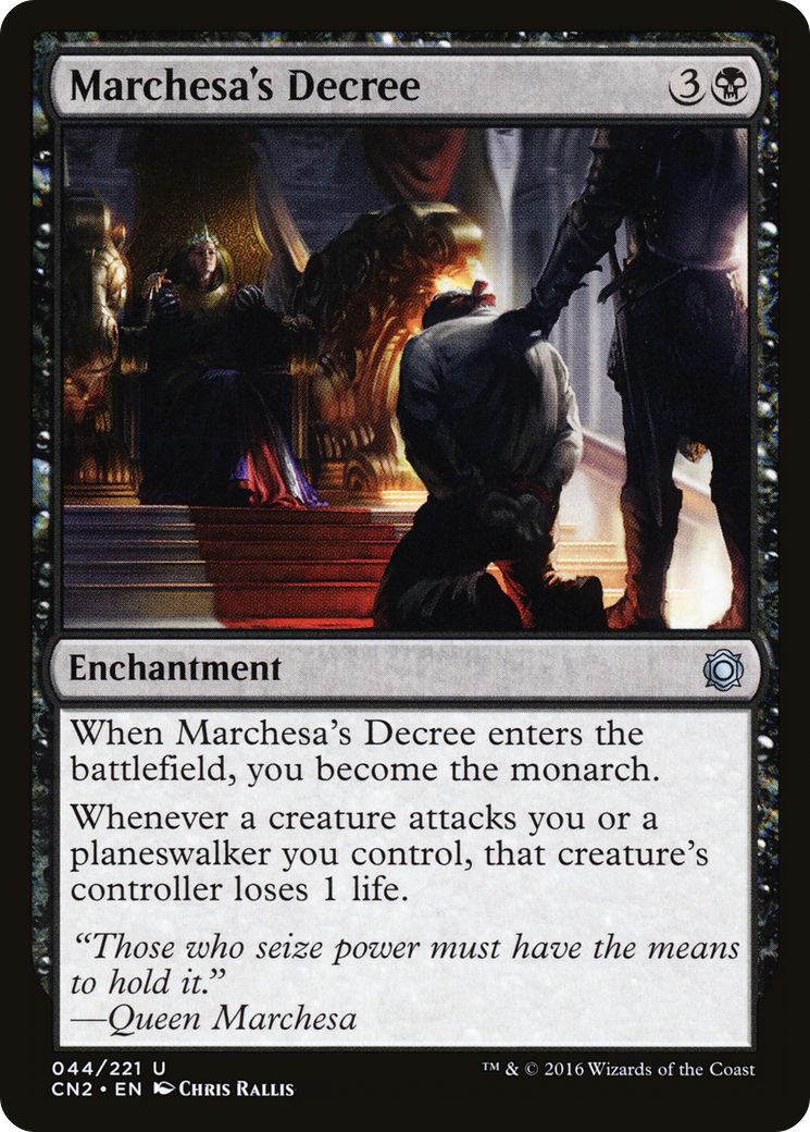 Marchesa's Decree (CN2-044) [Conspiracy: Take the Crown]