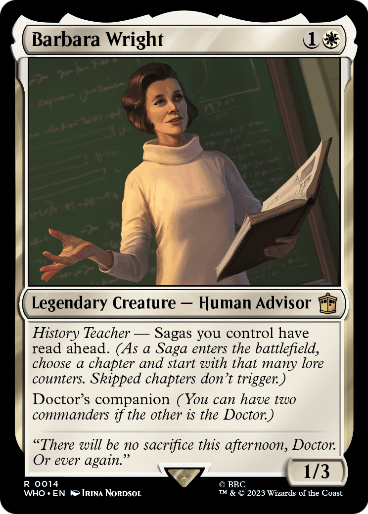 Barbara Wright (WHO-014) [Doctor Who]