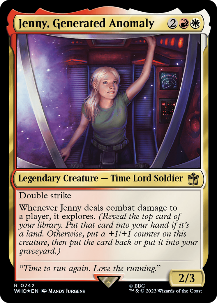 Jenny, Generated Anomaly (WHO-742) [Doctor Who] Foil
