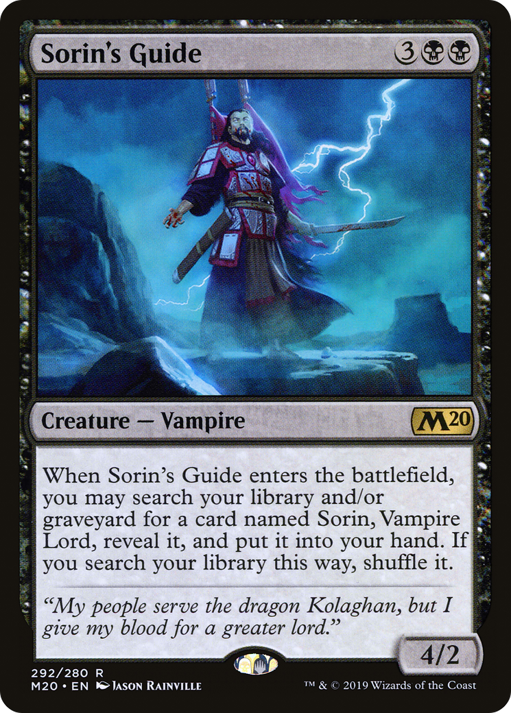 Sorin's Guide (M20-292) [Core Set 2020]