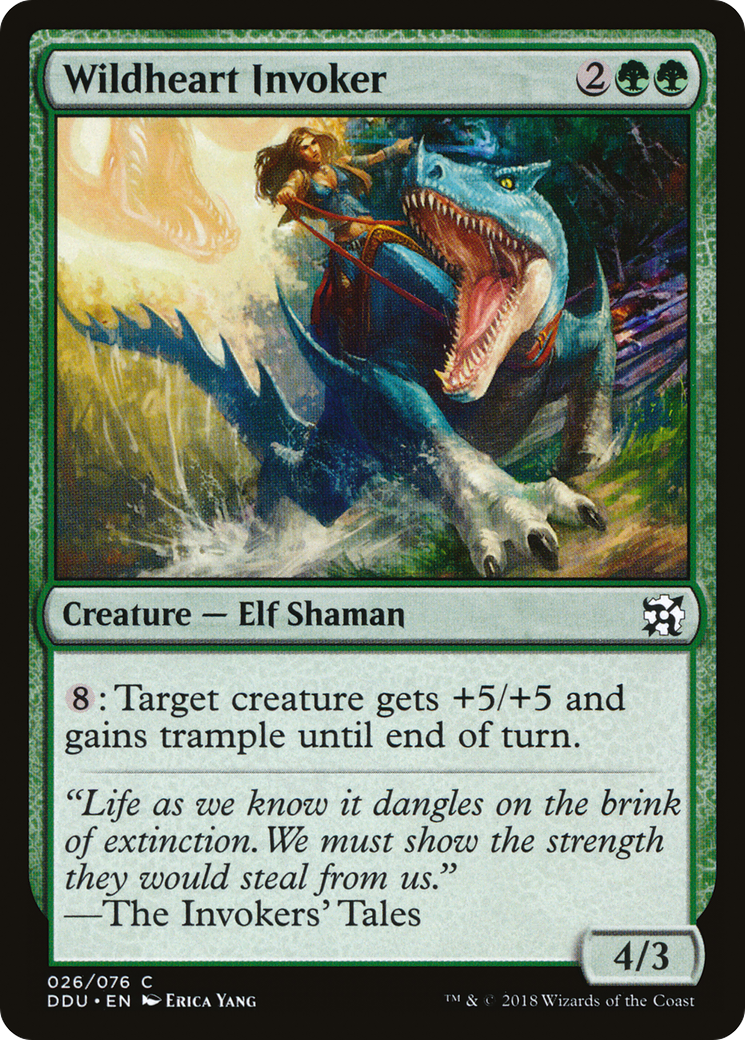 Wildheart Invoker (DDU-026) [Duel Decks: Elves vs. Inventors]