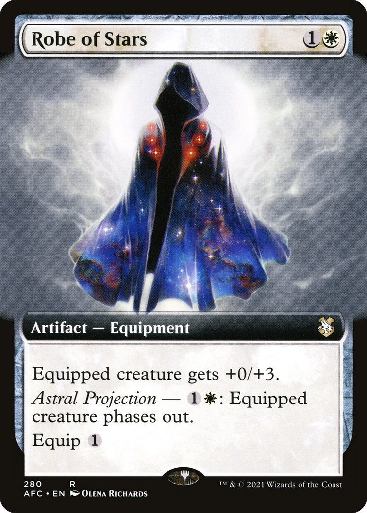 Robe of Stars (Extended Art) (AFC-280) [Forgotten Realms Commander]
