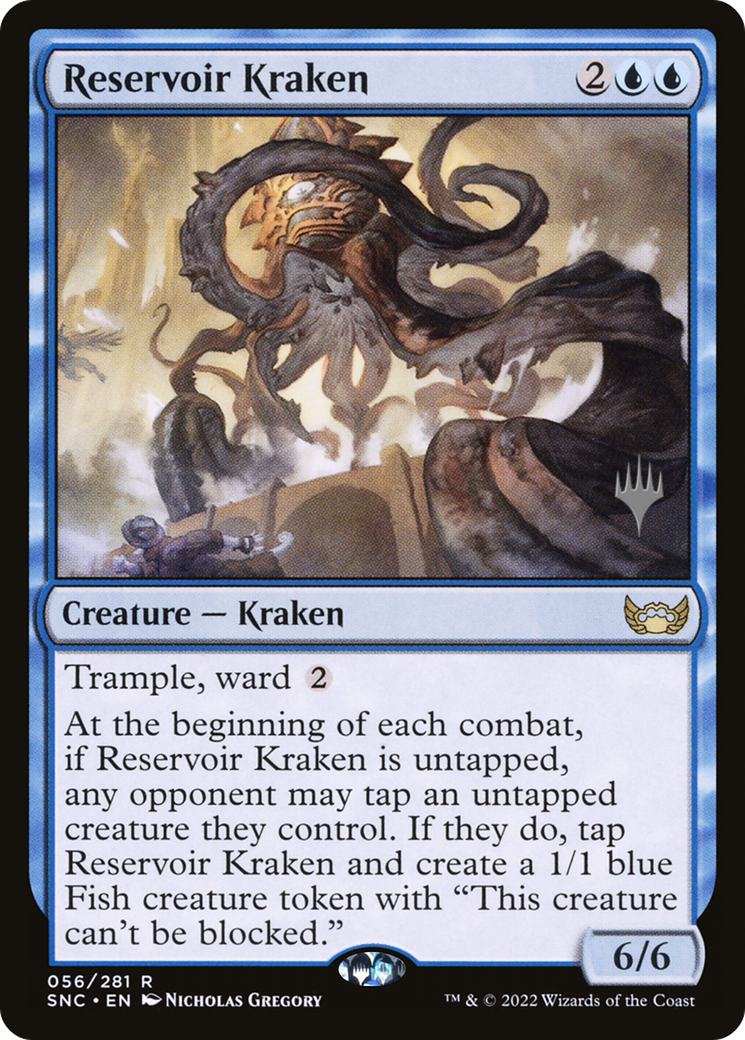Reservoir Kraken (PPSNC-56P) [Streets of New Capenna Promos]