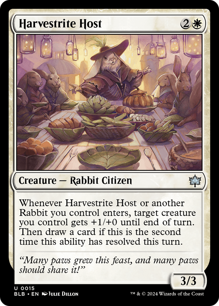 Harvestrite Host (BLB-015) [Bloomburrow] Foil