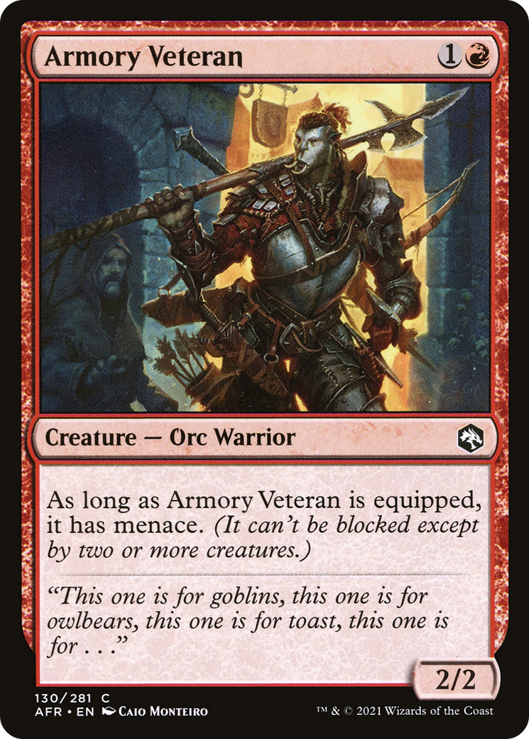 Armory Veteran (AFR-130) [Adventures in the Forgotten Realms] Foil