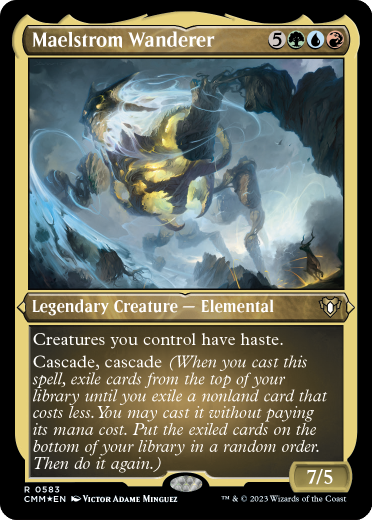 Maelstrom Wanderer (Foil Etched) (CMM-583) [Commander Masters] Foil