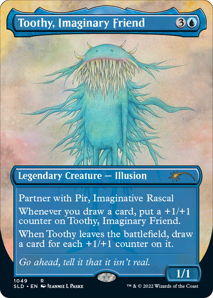 Toothy, Imaginary Friend (SLD-1049) [Secret Lair Drop] (Borderless)