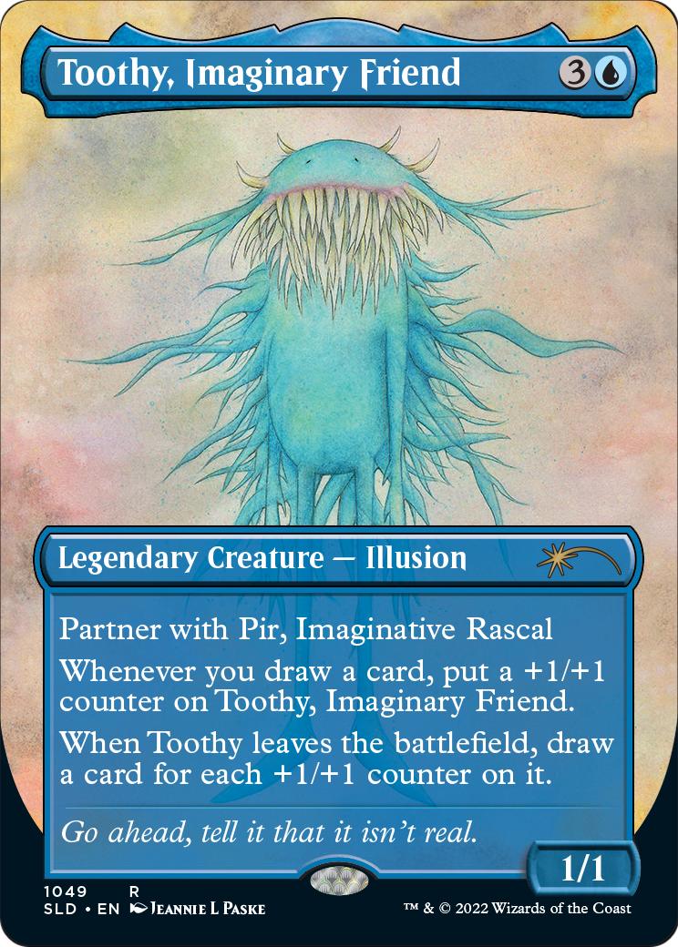 Toothy, Imaginary Friend (Borderless) (SLD-1049) (Borderless) [Secret Lair Drop]