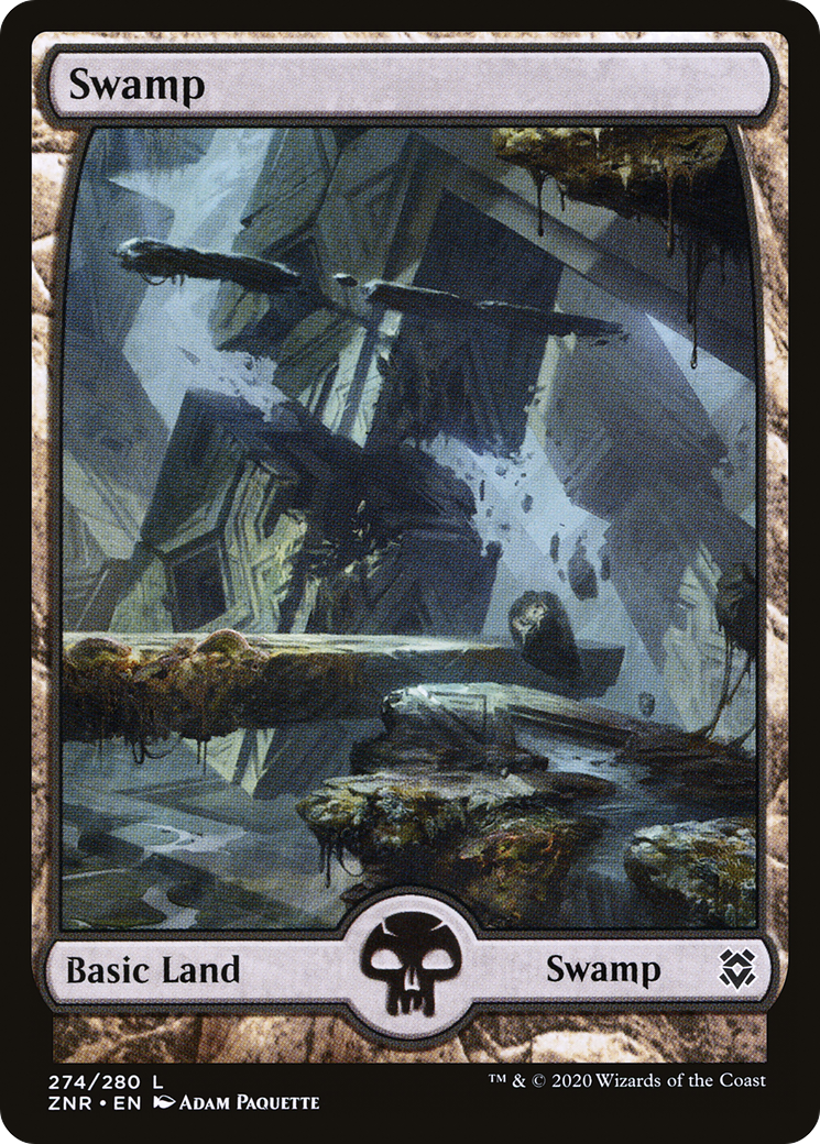 Swamp (274) - Full Art (ZNR-274) [Zendikar Rising]