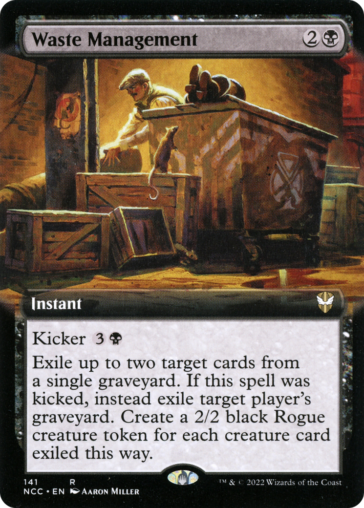 Waste Management (NCC-141) [New Capenna Commander]: (Extended Art)