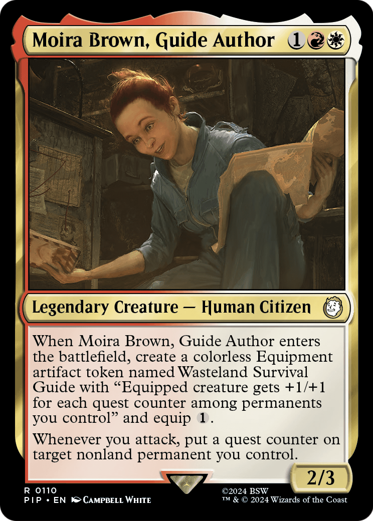 Moira Brown, Guide Author (PIP-110) [Fallout] Foil