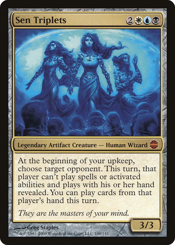 Sen Triplets (ARB-109) [Alara Reborn] Foil